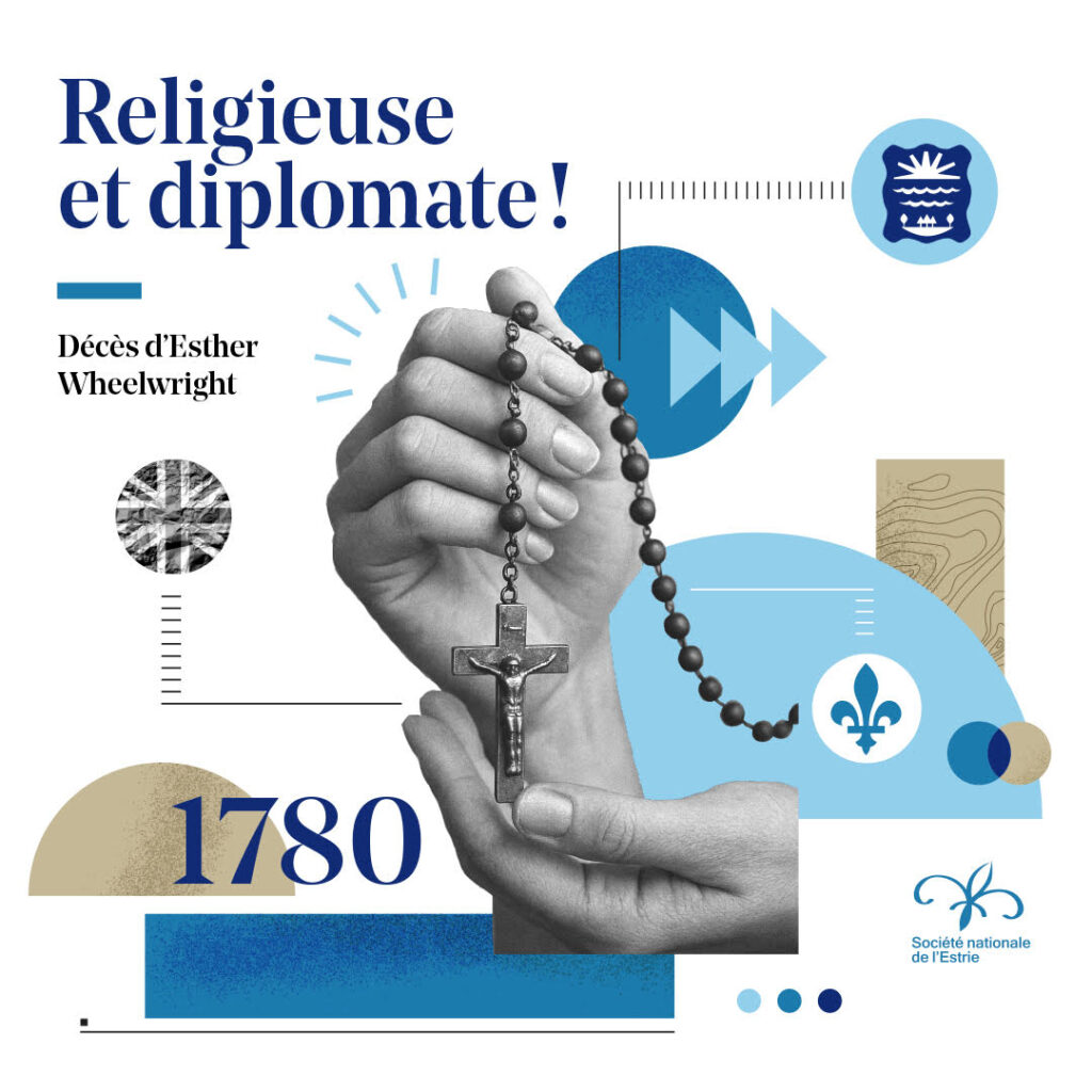 Esther Wheelwright, née en 1696 à Wells dans la colonie du Maine (alors sous la juridiction de la baie du Massachusetts), connut une destinée exceptionnelle. Issue d’une famille puritaine, elle fut enlevée enfant lors d’un raid mené par des Français-Canadiens et leurs alliés abénaquis, puis élevée dans un univers à la croisée des cultures autochtone, française et britannique. Devenue religieuse chez les Ursulines de Québec, elle accéda au rang de Mère supérieure et joua un rôle essentiel au moment de la Conquête, grâce à son trilinguisme.